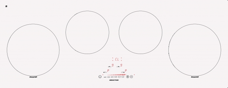 White Induction Hob 90 cm IN90W