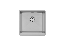 Stainless steel sink 43x37cm workstation Milanello (1031850)