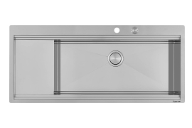 Stainless steel sink 112x37cm workstation Milanello (1043051)