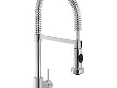 Chrome kitchen faucet with hand shower. LIVE (LV00300/3CR)