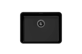 Раковина из нержавеющей стали 53x40см, черный matte (1865813)