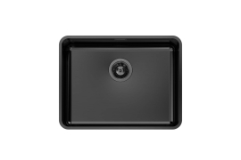 Раковина из нержавеющей стали 53x40см. Black (1865853)