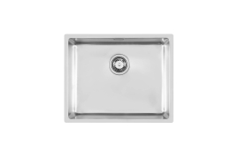Brushed stainless steel sink 50x40cm KER15 (2155050)