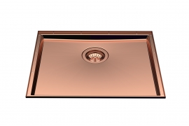 Copper stainless steel sink base. 50x40cm. Phantom (5555048)