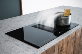 Induction hob + hood. Without motor, W78cm. SYNTHESIS (S-DDH6EM)