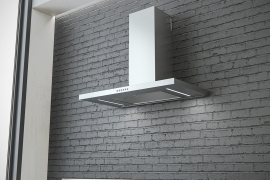 T-shaped wall hood, W 60cm, stainless steel (SL92/60)