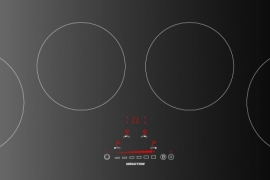 Induction hob 90 cm. Black. (IN90B)