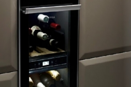 Integrated wine cooler under countertop, W30cm (Cave 20 BU)