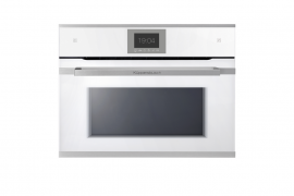 Built-in oven + steam oven, white design, H 45cm (CBD6550.0W)