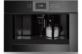 Built-in espresso machine, black design, H 45cm (CKV6550.0S)