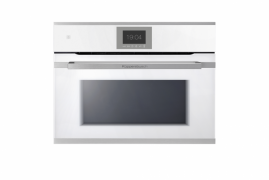 Built-in compact oven + microwave, white design, H 45cm (CBM6550.0W)