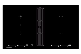 MOCT-Индукционные варочные панели + нисходящий поток, Ш 90cm (KMI9800.0SR)