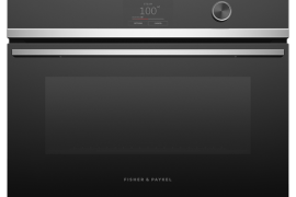 Встраиваемая комби духовка + паровая печь. Черный и нержавеющая сталь. В45см. (OS60NDTDX1)