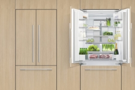Built-in French Door refrigerator with water connection + ice (RS80AU1)