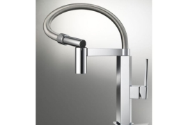 Chromed brass kitchen faucet with hand shower GK (8488000)