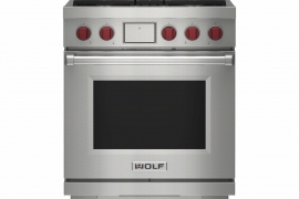 Dual fuel range cooker, 4 burners (ICBDF30450/S/P)