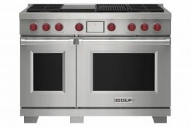 Dual Fuel Range Cooker. Teppanyaki, grill, 4 burners (ICBDF48450CG/S/P)