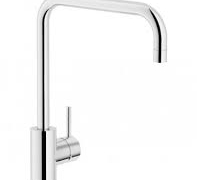 Chrome U-shaped kitchen faucet. LIVE (LV00134CR)