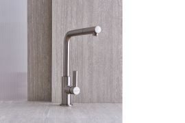 Brushed pull-out faucet VELA PLUS (8497120)