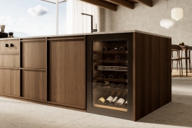 Built-in wine cooler, 2 zones, H89cm, touch to open (FWK2852.0S)