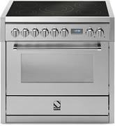 GENESI freestanding stove with induction hob and oven+steam oven, W90cm (GQ9S-5FI)