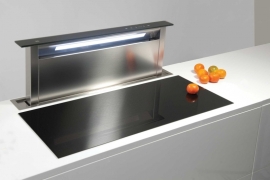 FLUSH TOP black downdraft without motor, W58cm (S-DD2LEM/58TC)