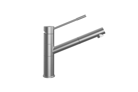 Brushed brass pull-out faucet LORENZO (8466100)