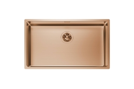 Stainless steel sink 71x40cm, flush mount. Brandy (2157055)