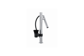 Brushed stainless steel pull-out faucet BERT (8428100)