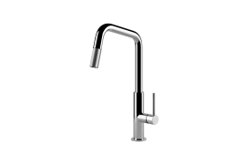 Chromed brass pull-out kitchen faucet (8522000)