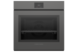 Встраиваемая пиролитическая печь. Серый цвет, без ручек. (OB60SMPTNG1)