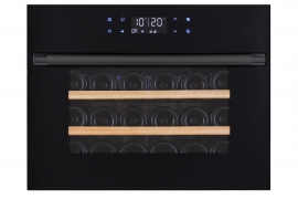 Built-in wine refrigerator. Black, H 44.8cm, W 59cm (OZ45SBTOP)