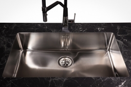 Stainless steel sink. 40x40cm. Phantom (4156051)