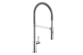 Chrome kitchen faucet with hand shower. FLAG (FL96320/1CR)