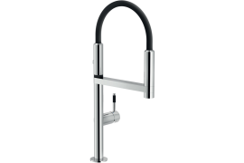 Chrome kitchen faucet with hand shower. MOVE (MV92400/50CR)