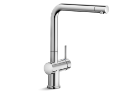 Chromed L-shape kitchen faucet. LIVE (LV00113CR)