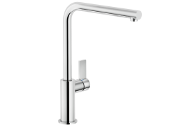 Chrome L-shaped kitchen faucet. FLAG (FL96133CR)