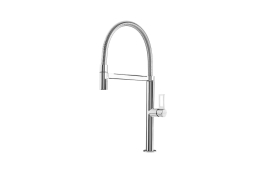 Chromed brass kitchen faucet with hand shower PLAY (8487000)