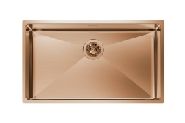 Stainless steel sink 71x40cm, undermount. Brandy (1717855)