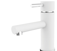 White Stainless Steel Bathroom Faucet (RH-53)