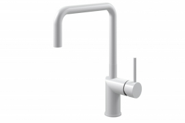 White stainless steel kitchen faucet (RH-330)