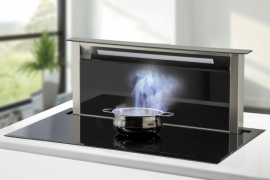 Induction hob + downdraft hood, 4 zones (S-DDH1EM)