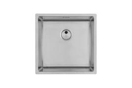 Brushed stainless steel sink 40x40cm SKIN (4456840)