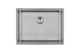 Brushed stainless steel sink 53x40cm SKIN (4453040)