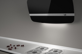 Wall hood with round corners (SL91/80B)