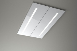 Ceiling hood without motor, W110cm, white fiber glass (SLT960EM)