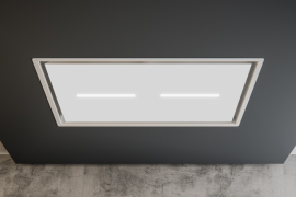 Ceiling hood without motor, W 90/120cm, white. LESS (SLT971EMW/120)