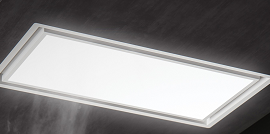 Ceiling hood, W 85cm, white. SCREEN (SLT974)