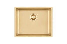 Fumé gold stainless steel sink 50x40cm KE (1155859)