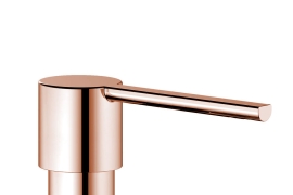 Brushed copper stainless steel soap dispenser (SR-PC)